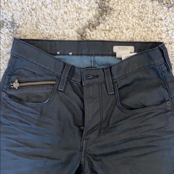 h&m coated jeans